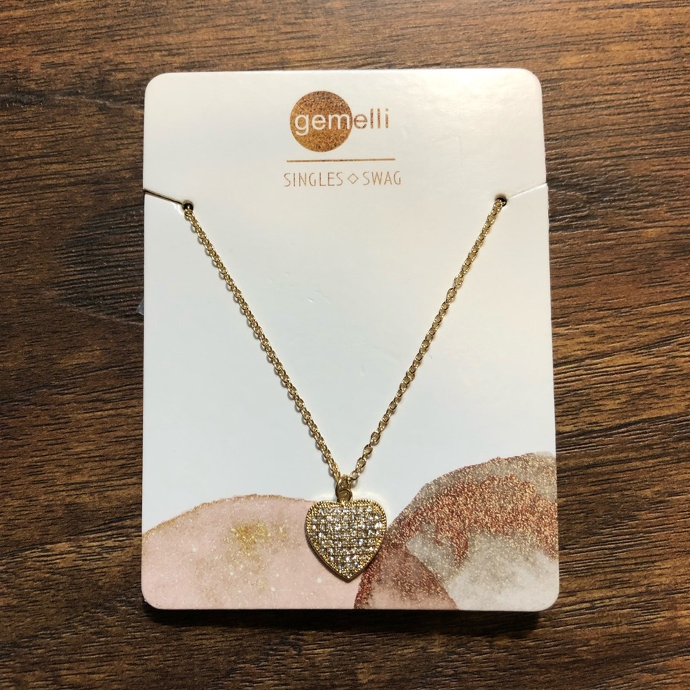 Gemelli Heart Necklace